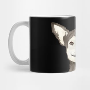 Cute chihuahua dog waving hand Mug